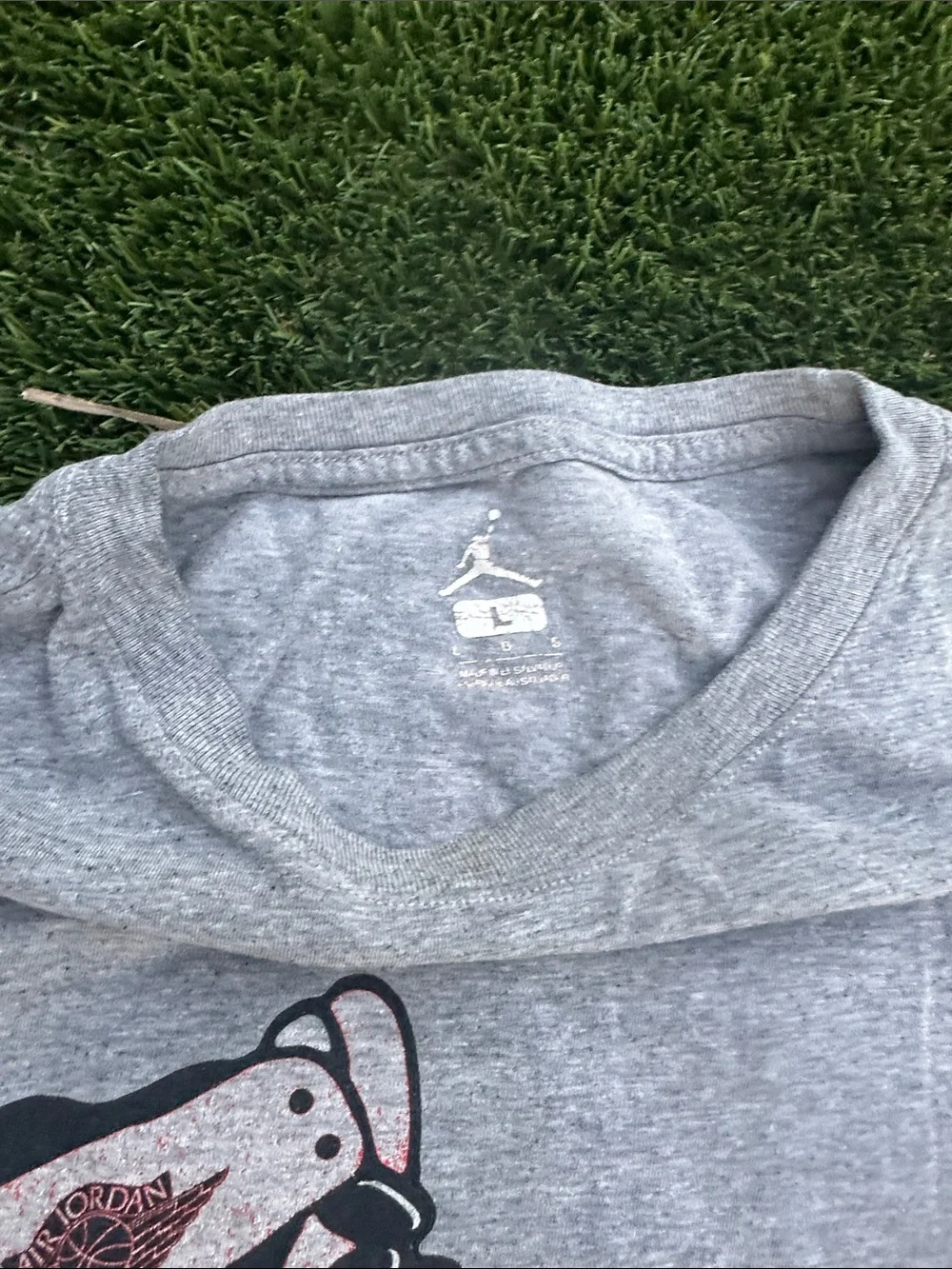 Jordan Heather Gray Graphic Crewneck Tee